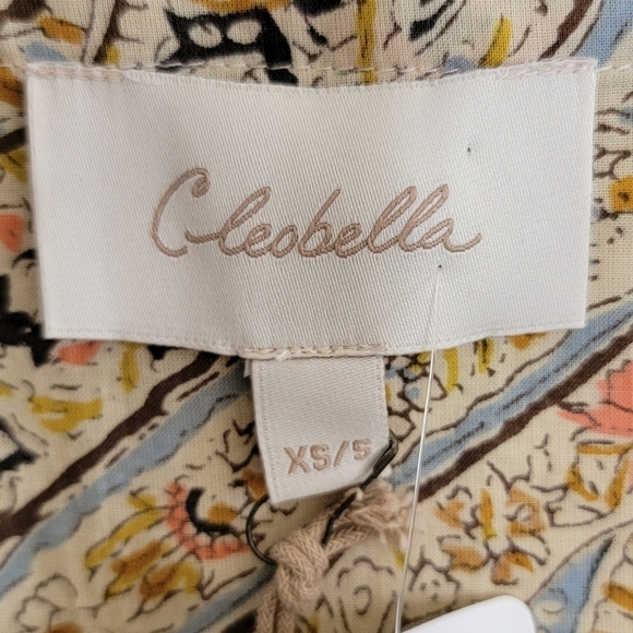 NWT Evereve Cleobella | Kalidescope Wrap in Paisley Natural Print - Picture 5 of 7